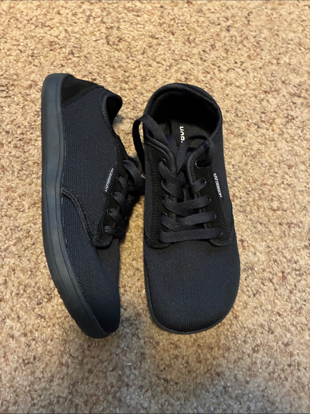 Hobibear Black Casual Lace-Up Sneakers 39